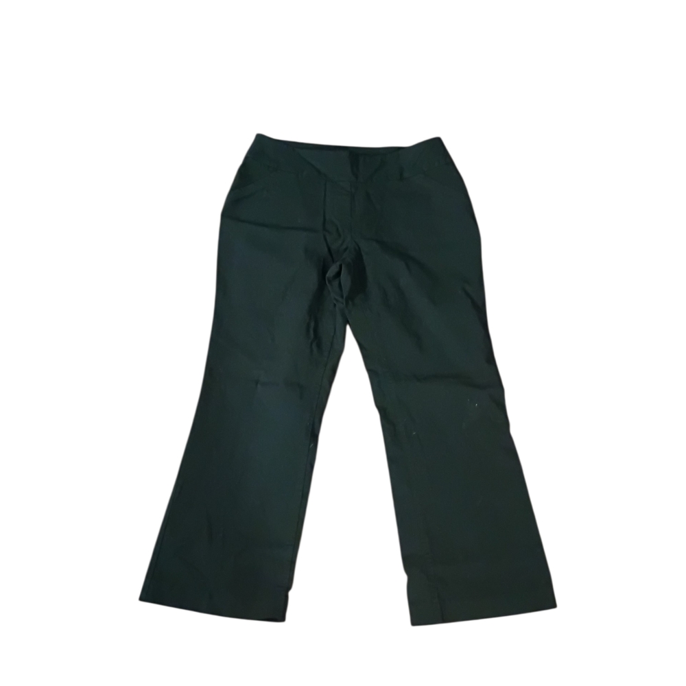 Girls Black Flared Dress Pants